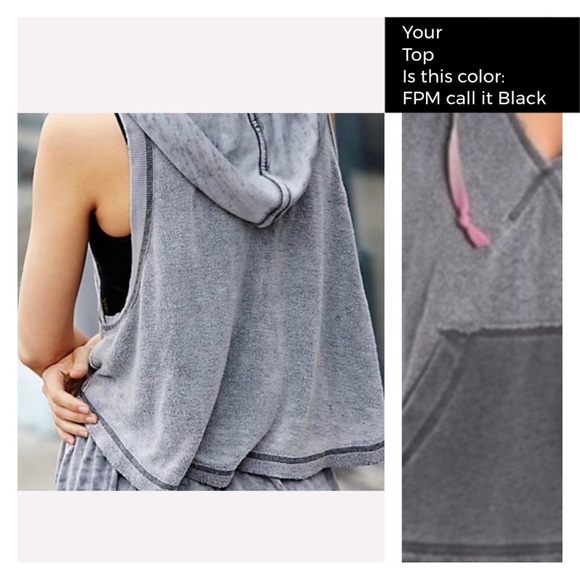 SOLD OUT——-Free People Movement Meadowbrook Sleeveless Hoodie - Picture 4 of 6
